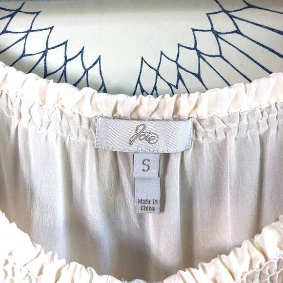 Joie Silk Dip Dyed Ombre Shift Dress With Tassel Tie - Picture 4 of 8